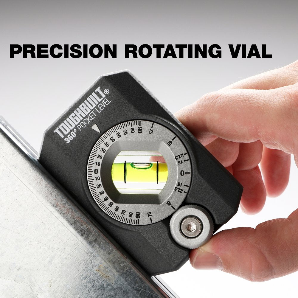 Toughbuilt 360 Degree Pocket Level TB-H2-L-4R-BEA