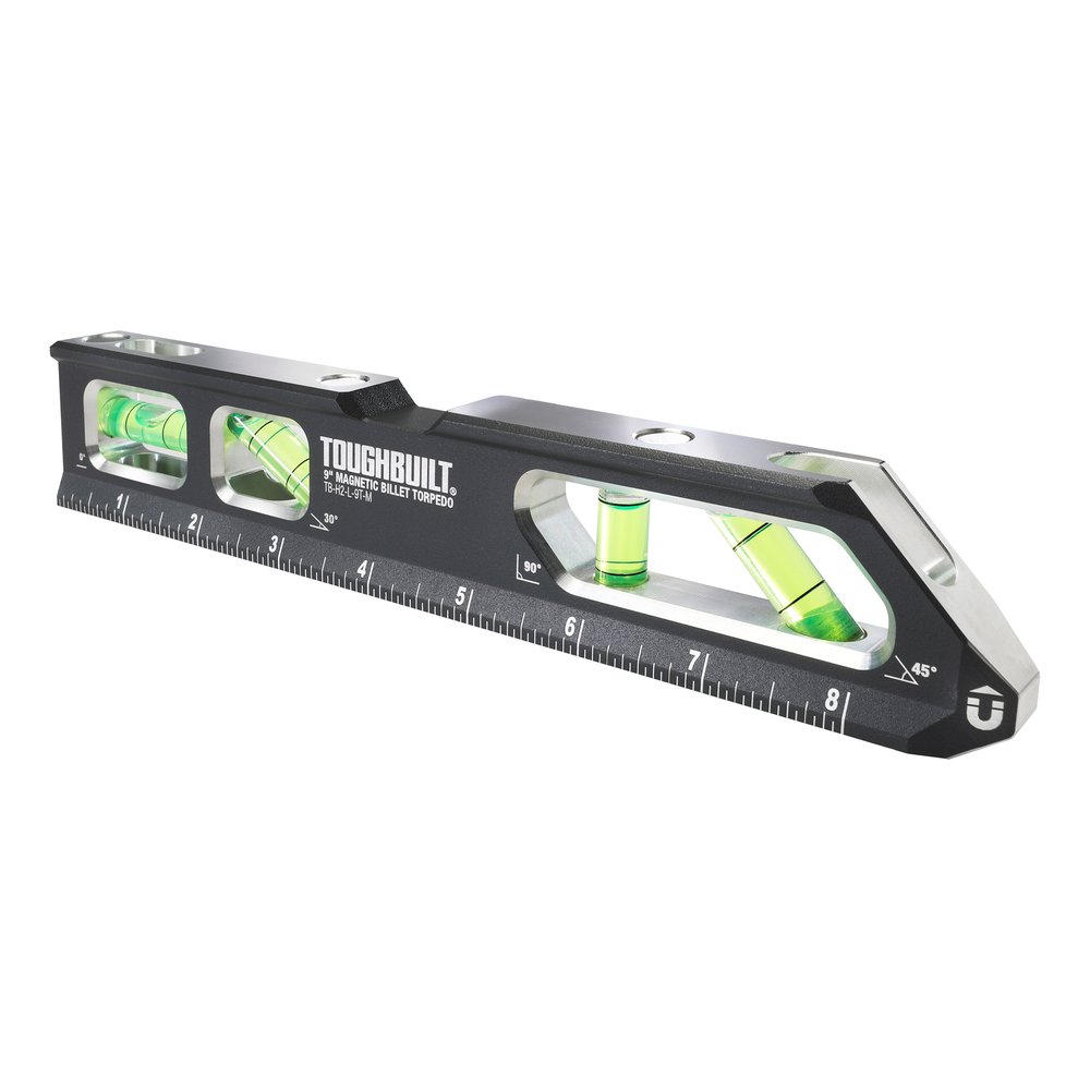 Toughbuilt 23cm Magnetic Billet Torpedo Level TB-H2-L-M23T-M