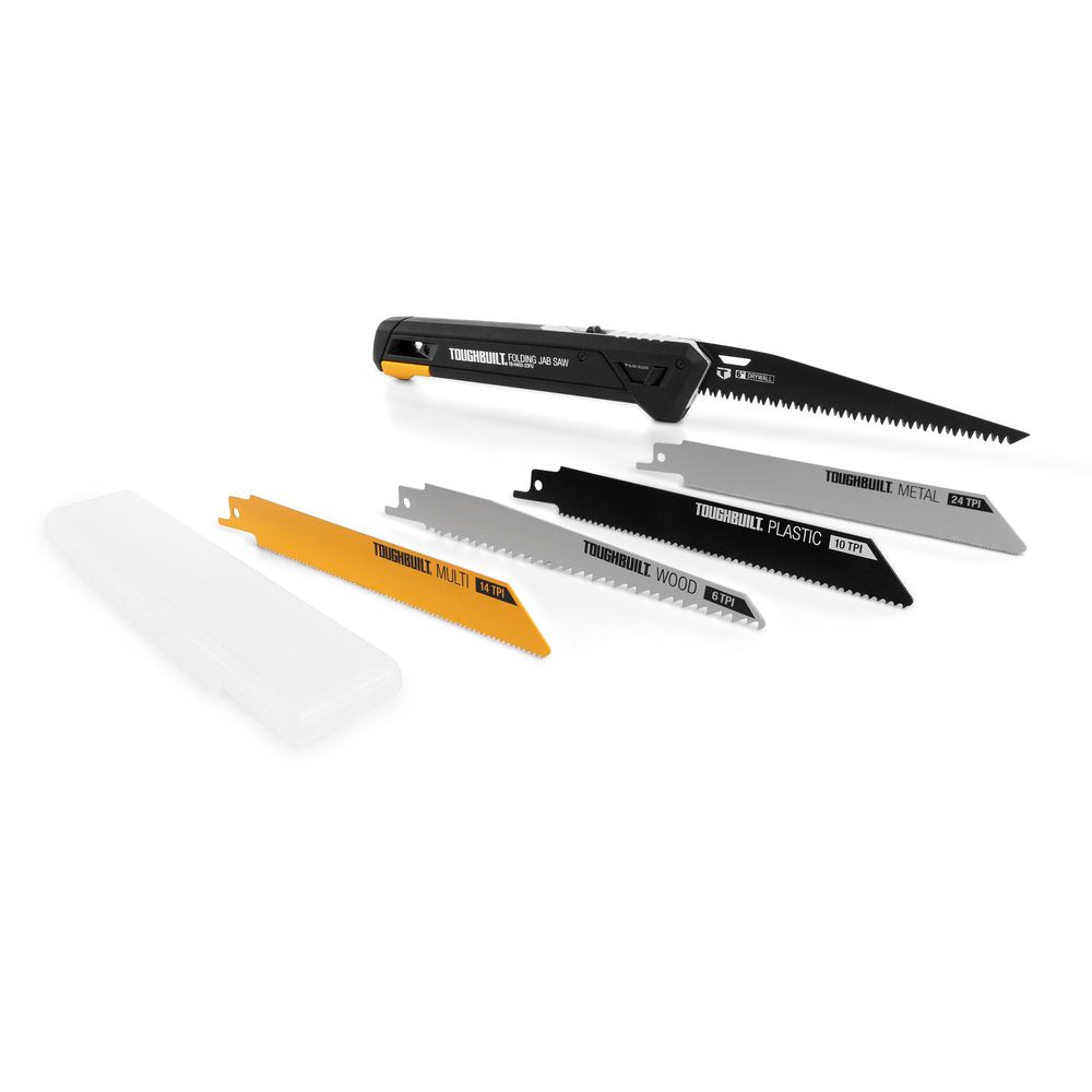 Toughbuilt Folding Jab Saw + 4 Blades TB-H4S5-23FU