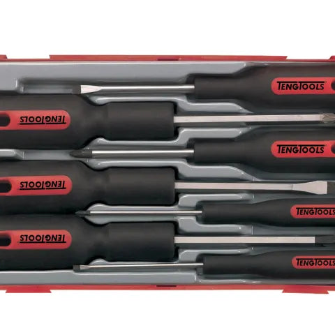 Teng Tools Mega Screwdriver Set, 7 Piece TT917