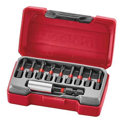 Teng Tools TM010 Impact Bit Set Mixed 10 Pieces