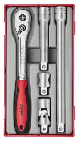 Teng Tools TT1205 1/2" Ratchet & Accessories Set TT1 5 Pieces