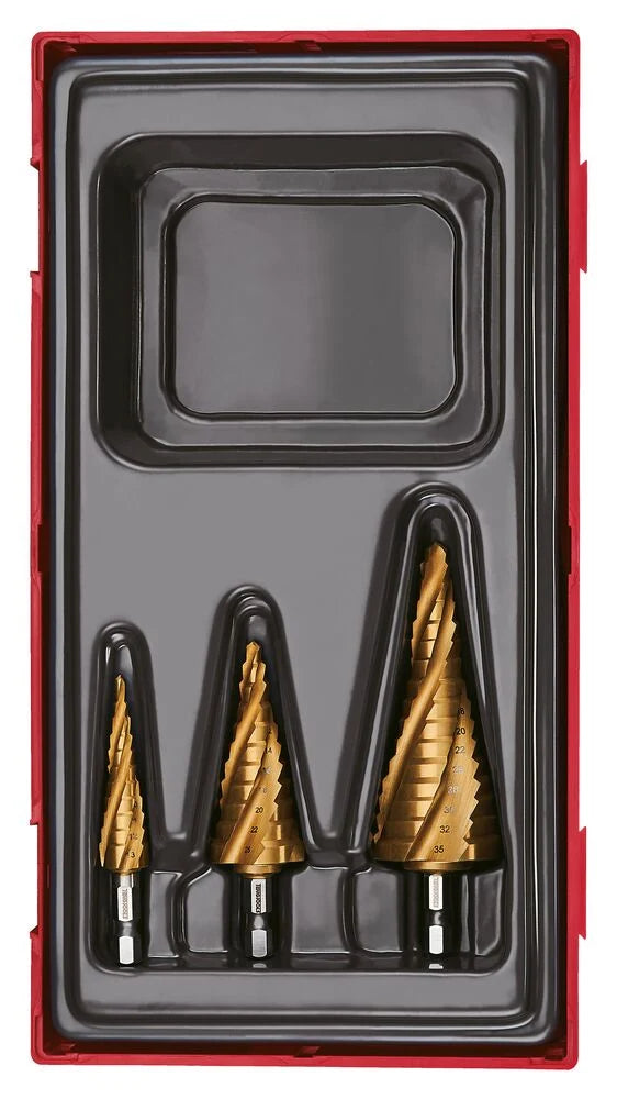 Teng tools TTSTD03 Step drill set TT1 3 - 35 mm 3 pieces