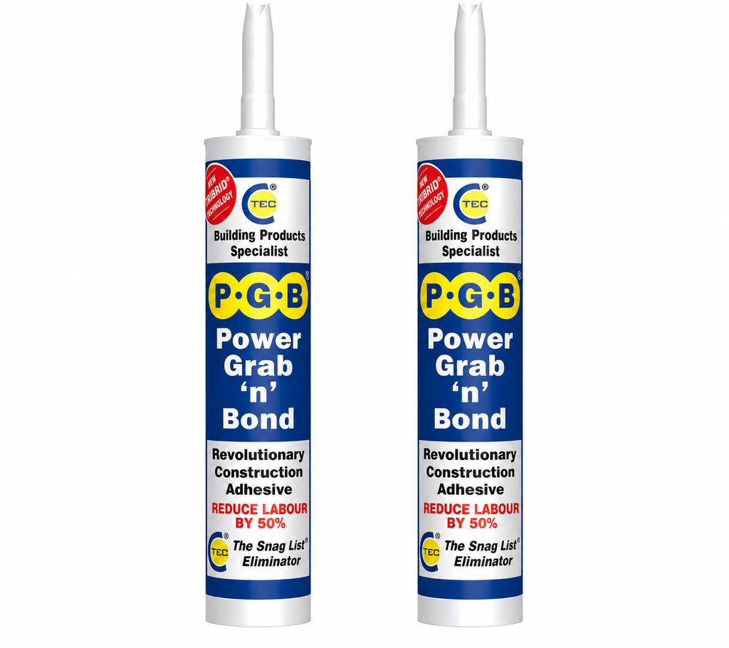 CT1 C-Tec Power Grab 'n' Bond TRIBRID® High Grab Adhesive - 290ml 2X535006 Twin pack