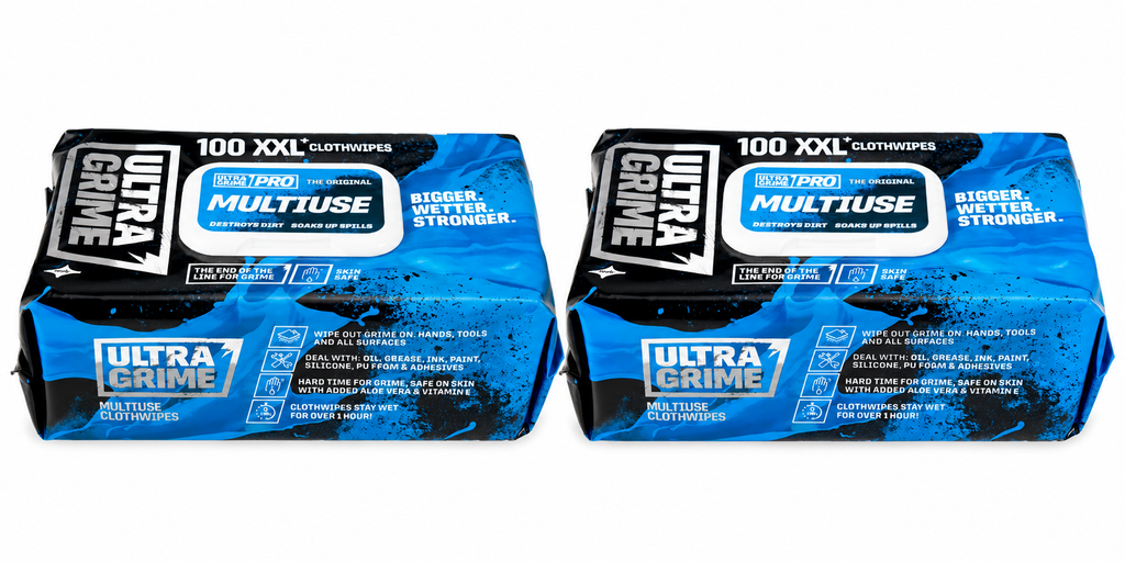 UltraGrime® Pro: Multiuse 100 pack XXl wipes 5900 2pc Twin pack