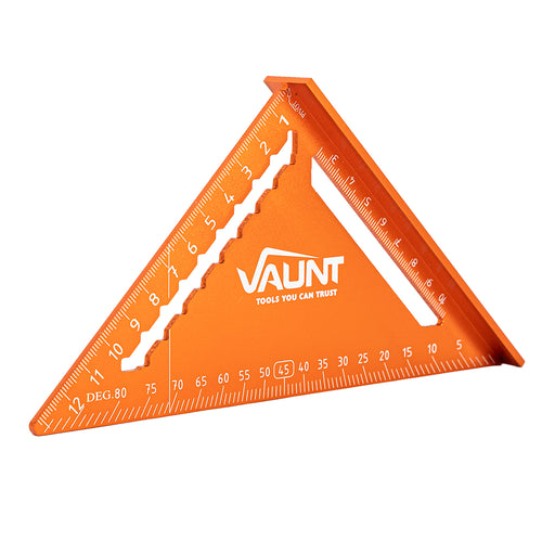 Vaunt V1149009 130mm Aluminium Pocket Metric Speed Square