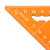 Vaunt V1149009 130mm Aluminium Pocket Metric Speed Square