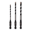 Vaunt  V1327014 Multi-Constriction Drill Bit Set – 4mm, 5mm, 6mm x 90/100mm – 3 Piece