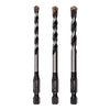 Vaunt  V1327015 Multi-Construction Drill Bits – 5.5mm, 6mm, 7mm x 100mm – Pack of 3