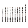 Vaunt V1327020 Vaunt 10 Piece Multi-Construction Drill Bit Set