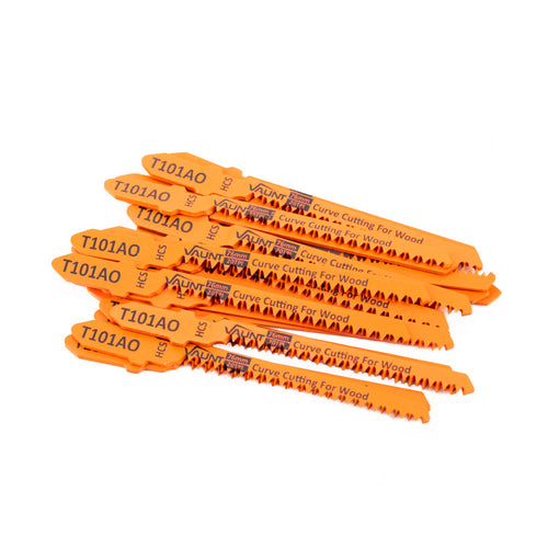 Vaunt V1343002 Vaunt Jigsaw Blades Curved Wood Cutting (T101AO) – Pack of 25