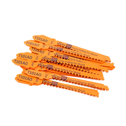 Vaunt V1343002 Vaunt Jigsaw Blades Curved Wood Cutting (T101AO) – Pack of 25