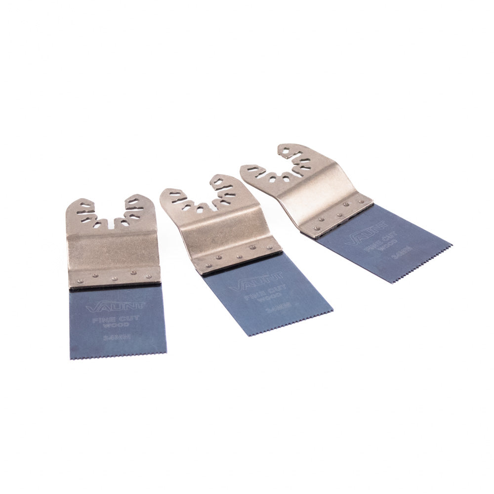 Vaunt  V1349062 Premium 34mm Fine Finish Multi Tool Blade – Pack of 3