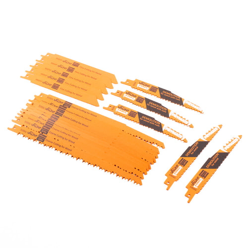 Vaunt  V1353011 Recip Saw Blade Set (Wood, Metal & Demolition) – Pack of 20