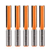 Vaunt  V1355002 Straight Router Cutter Set 1/2″ Shank – Pack of 5 (TR17 12.7mm x 50mm)