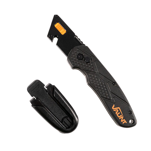 Vaunt V1423007 Vaunt Folding Utility Knife with Holster