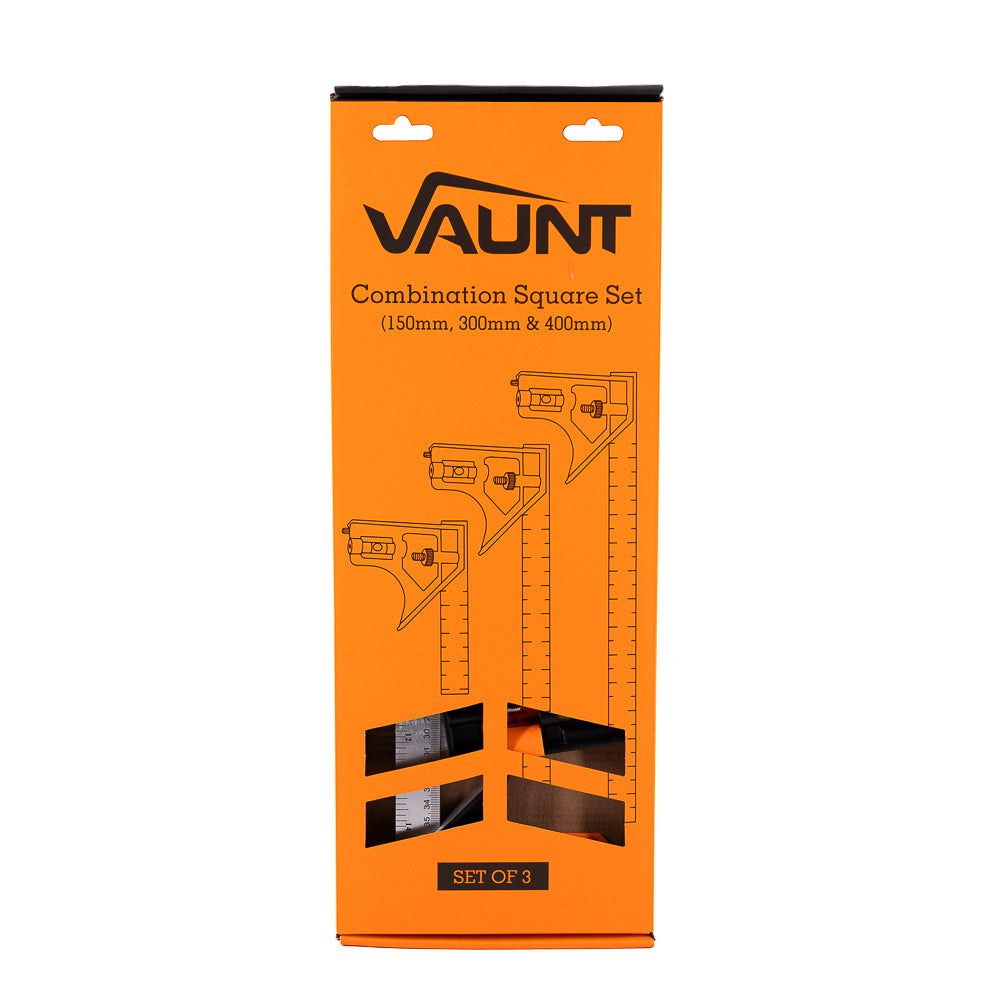 Vaunt V1449000 3 pc Combination Square Set