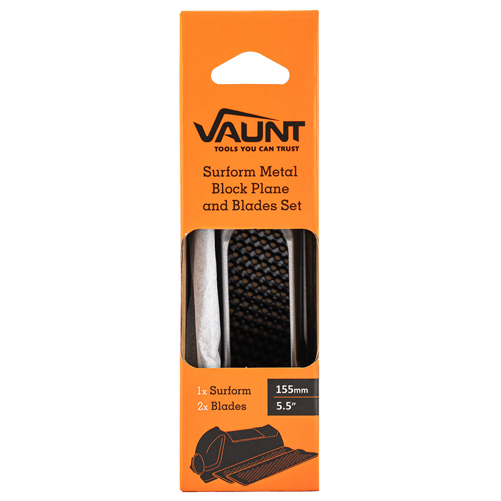 Vaunt V1454000 Surform Metal Block Plane and Blades Set 155mm/5.5 Inch