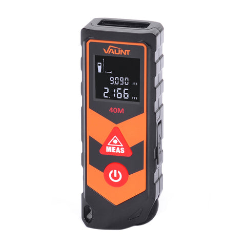 Vaunt V1501005 Laser Distance Measure 40m with Scroll Wheel Measure