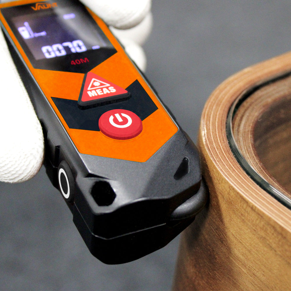 Vaunt V1501005 Laser Distance Measure 40m with Scroll Wheel Measure