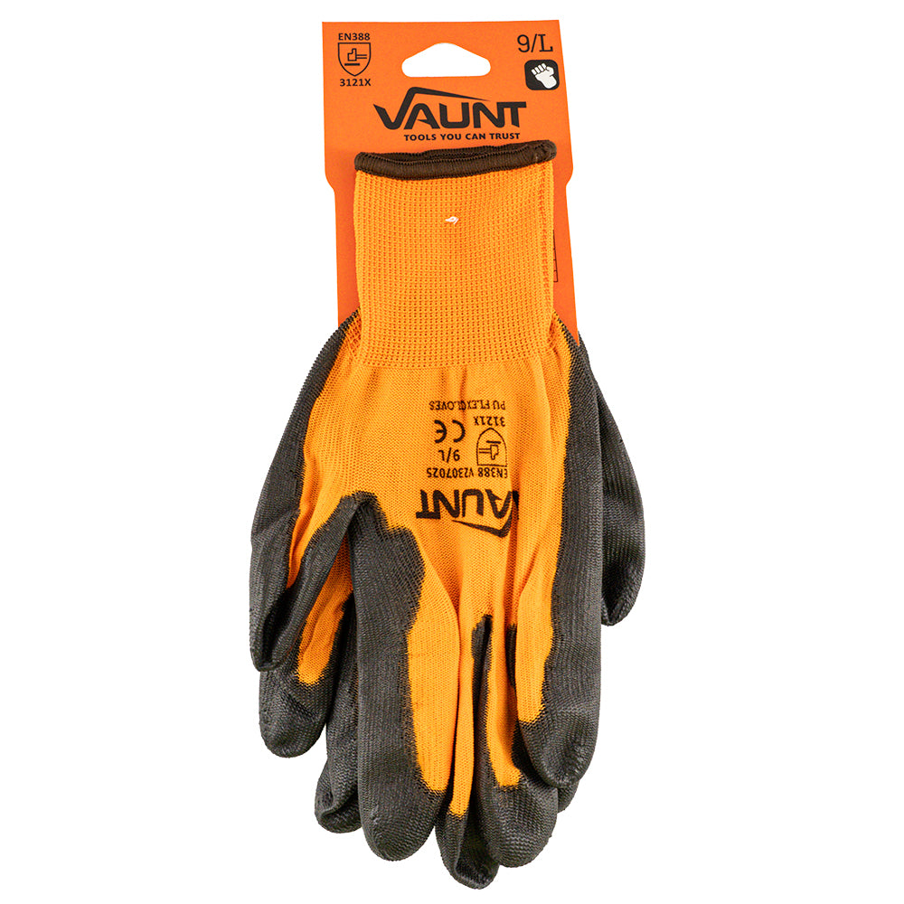 Vaunt PU Flex Gloves – Large V2307025  10 pack