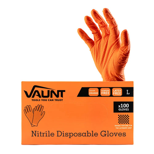 Vaunt V2307030 Nitrile Disposable Gloves – Pack of 100