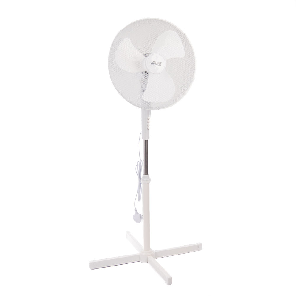 Vaunt H1709017 Home 16" White Floor Standing Fan