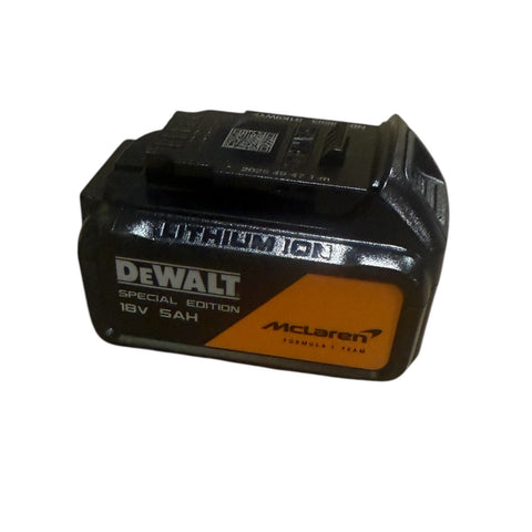 Dewalt mclaren DCB184 18V 5Ah Li-ion XR Slide Battery Pack special edition