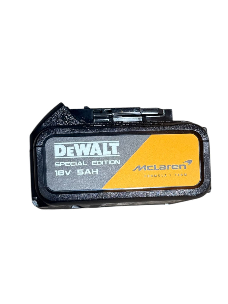 Dewalt mclaren DCB184 18V 5Ah Li-ion XR Slide Battery Pack special edition