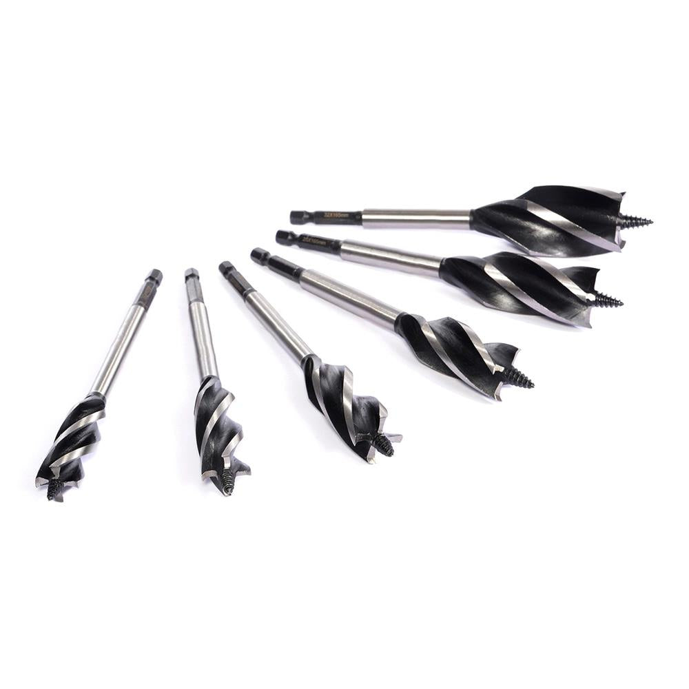 Vaunt X  X1315019 Auger Drill Bit Set 4 Flute 165mm – 6 Piece