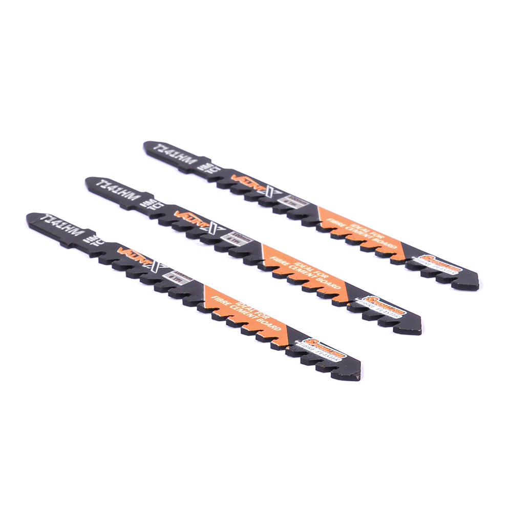 Vaunt X  X1343001 Jigsaw Blades Cement/Fibreboard Cutting (T141HM) – Pack of 3