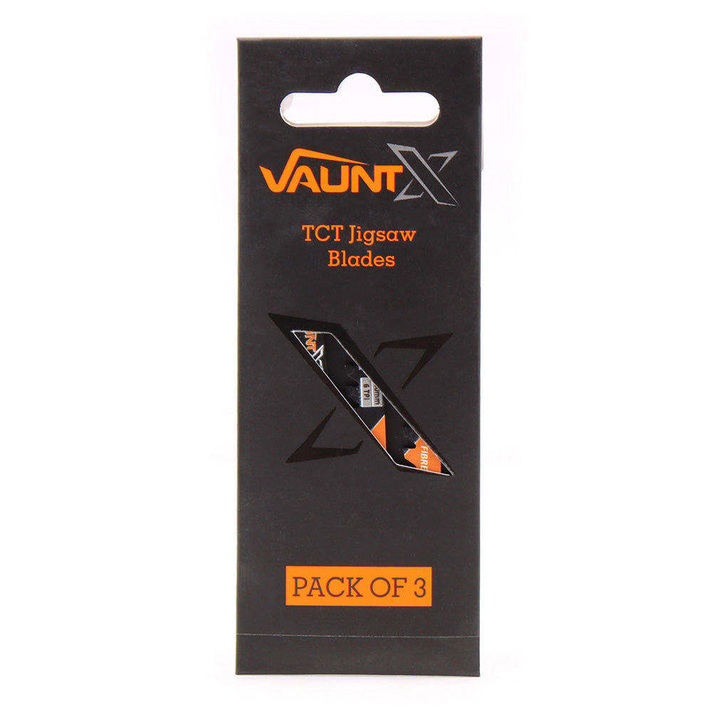 Vaunt X  X1343001 Jigsaw Blades Cement/Fibreboard Cutting (T141HM) – Pack of 3