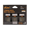 Vaunt X  X1349025 Premium Titanium Coated 34mm Bi-Metal Multi Tool Blade – Pack of 3