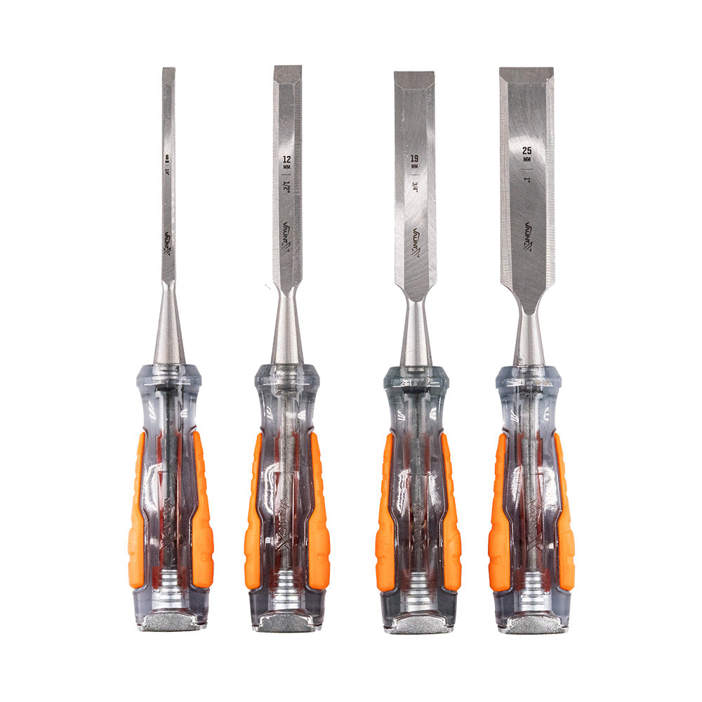 Vaunt X1414000 Vaunt X High Impact Wood Chisel Set – 4 Piece