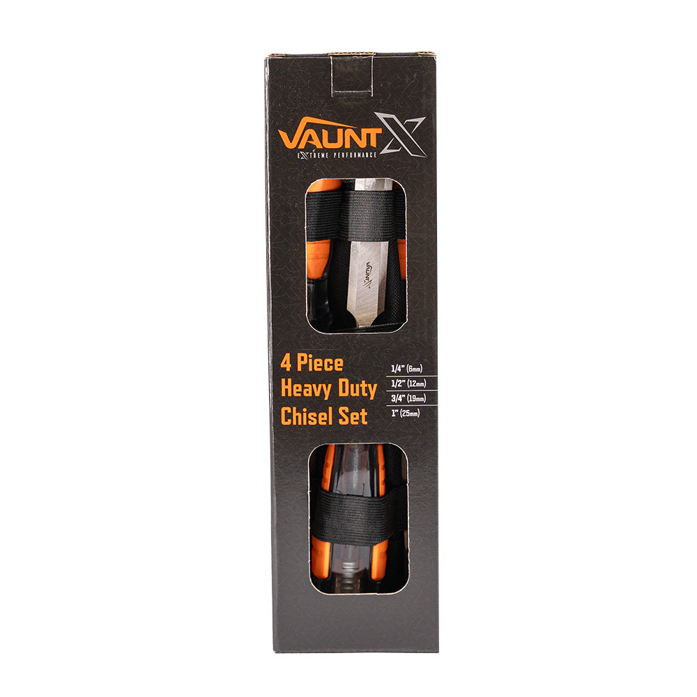 Vaunt X1414000 Vaunt X High Impact Wood Chisel Set – 4 Piece