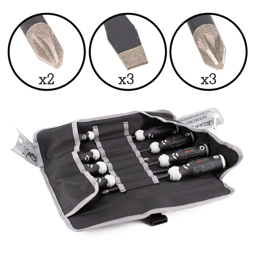 Vaunt X  X1442000 8 Piece Diamond Tipped Screwdriver Set