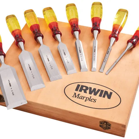 Irwin Marples 8 Piece Splitproof Chisel Set XMS24CHISEL8