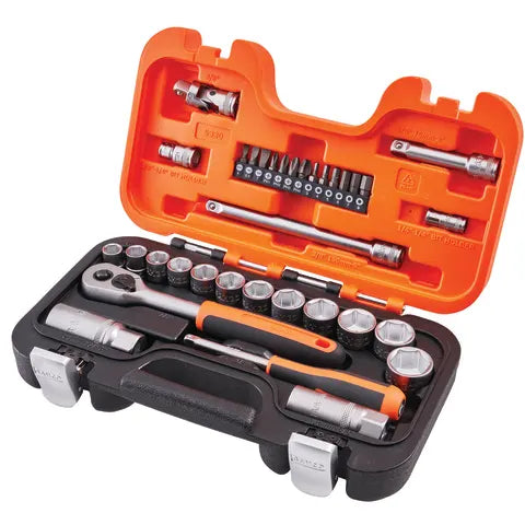 Bahco 3/8in Drive Socket Set (34 Piece) S330
