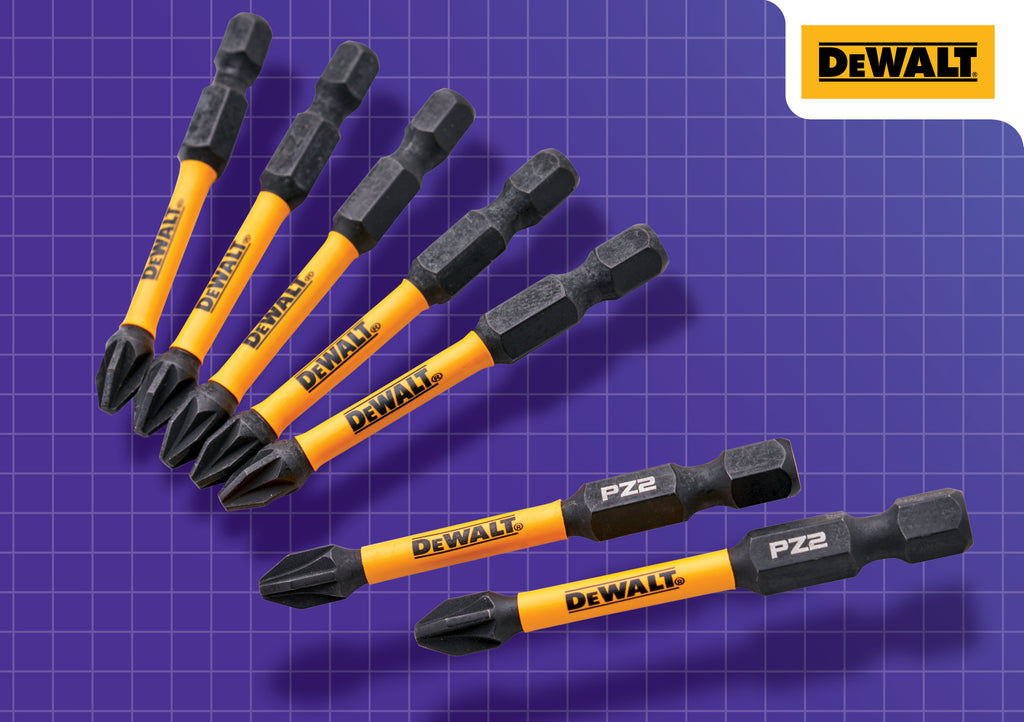 DeWALT XMS25BIT502 50MM PZ2 BITS DT7391T PLUS 2 BITS