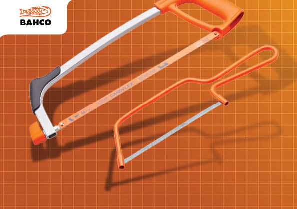 Bahco XMS25HACK 12" Hacksaw with Junior Hacksaw on pack