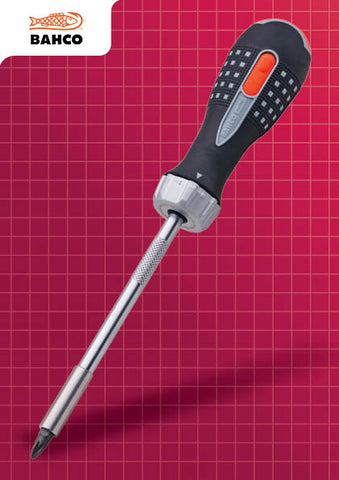 Bahco XMS25RATCHET Ratcheting Screwdriver with 6 bits