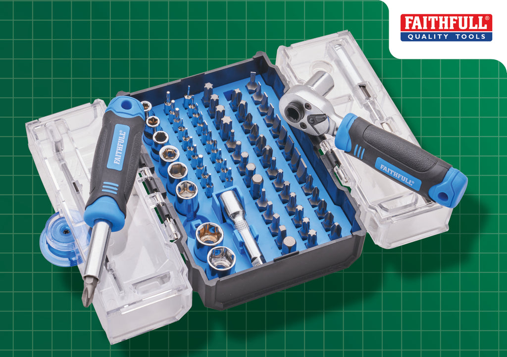 Faithfull XMS25SDSET78 78PCS SCREWDRIVER AND SOCKET SET