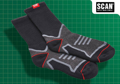 Scan XMS25SOCKS SCAN WORK SOCKS triple pack