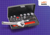 Bahco XMS25SS14 1/4" Socket Set - Black Edition