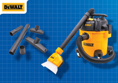 Dewalt XMS25WDVAC Dewalt DXV20PB 20L wet & Dry vac kit + free dust collector