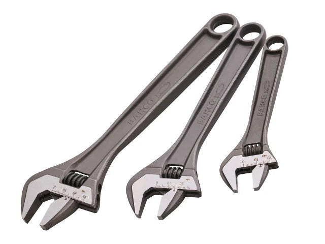 Bahco XMS26ADJ3 3 Piece Adjustable Wrench Set