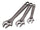 Bahco XMS26ADJ3 3 Piece Adjustable Wrench Set