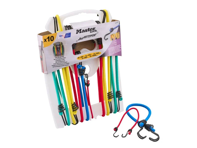 MasterLock XMS26BUNGEE 10 Piece Bungee Set