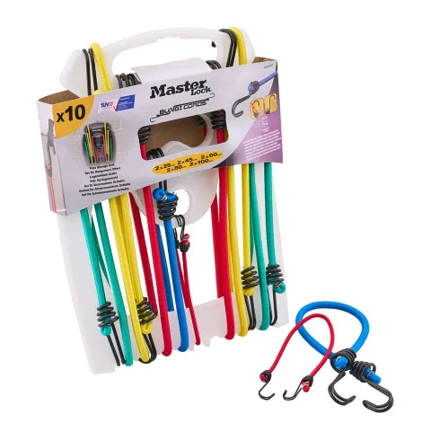 MasterLock XMS26BUNGEE 10 Piece Bungee Set