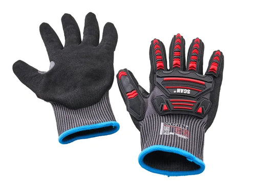 Scan XMS26GLCUTD Impact Cut Resistant Gloves with Clip
